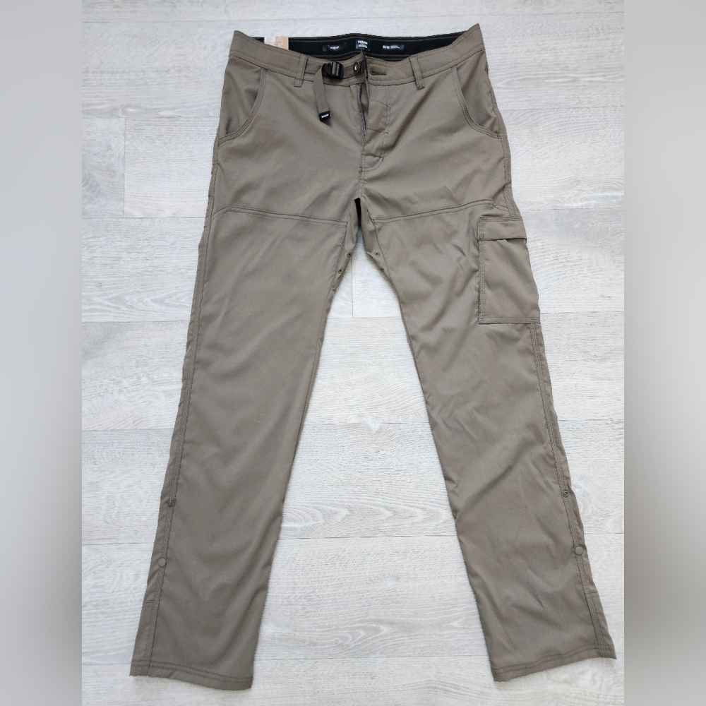 Prana Stretch Zion Straight Pants -MUD